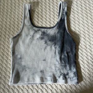 tie dye crop top